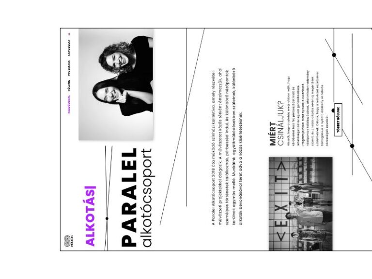 paralel csoport – weboldal